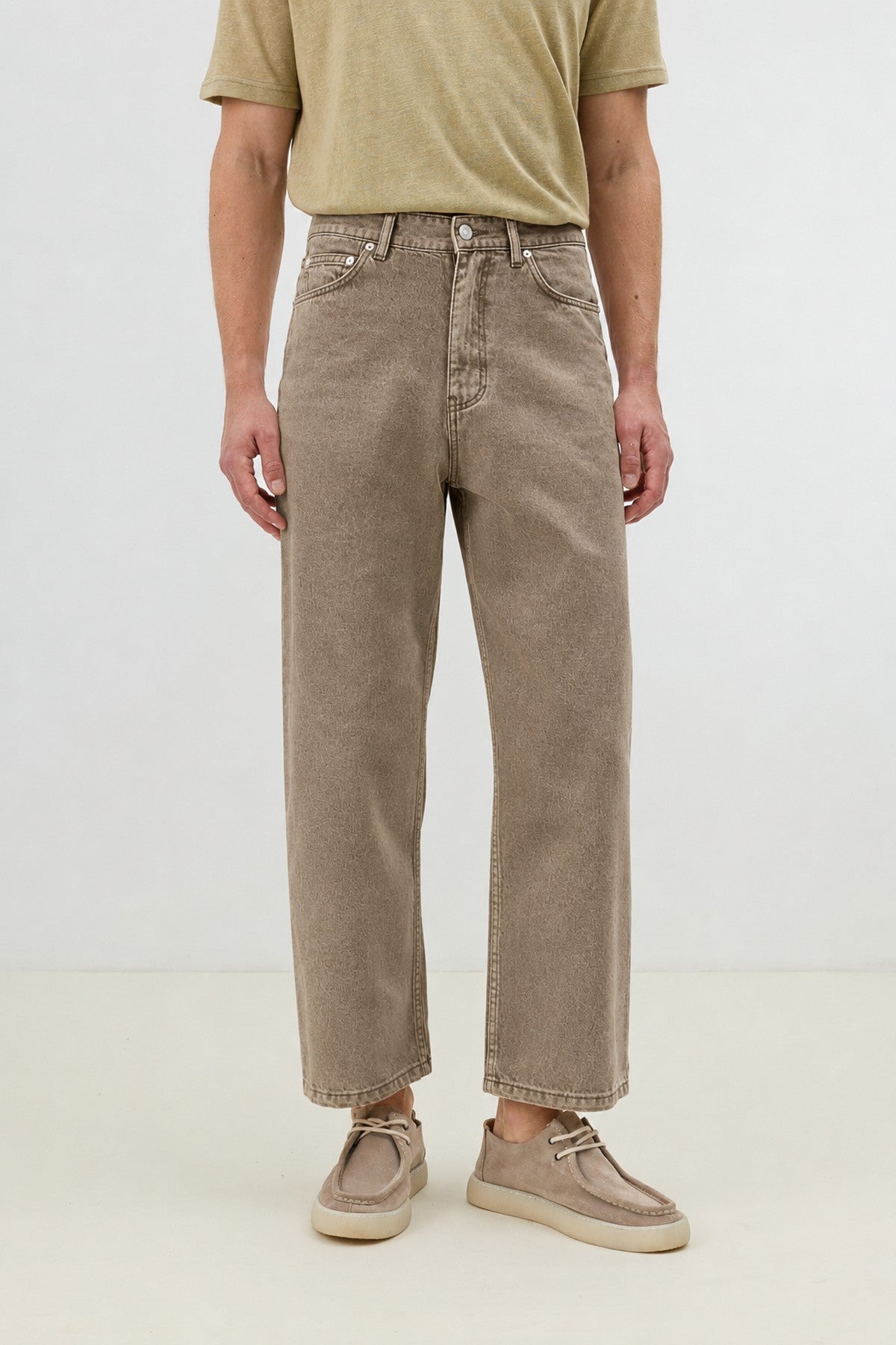 Antioch Koyu Mavi Relax Fit Erkek Jean