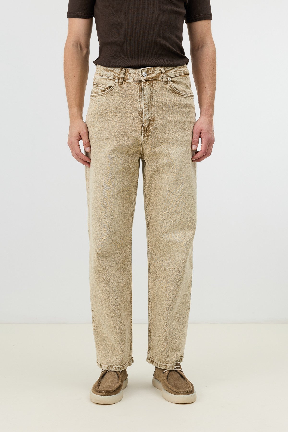Antioch Koyu Mavi Relax Fit Erkek Jean
