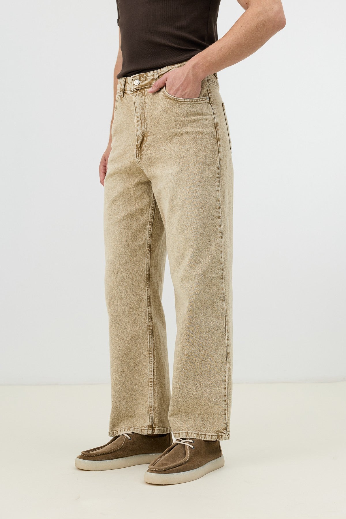 Antioch Koyu Mavi Relax Fit Erkek Jean