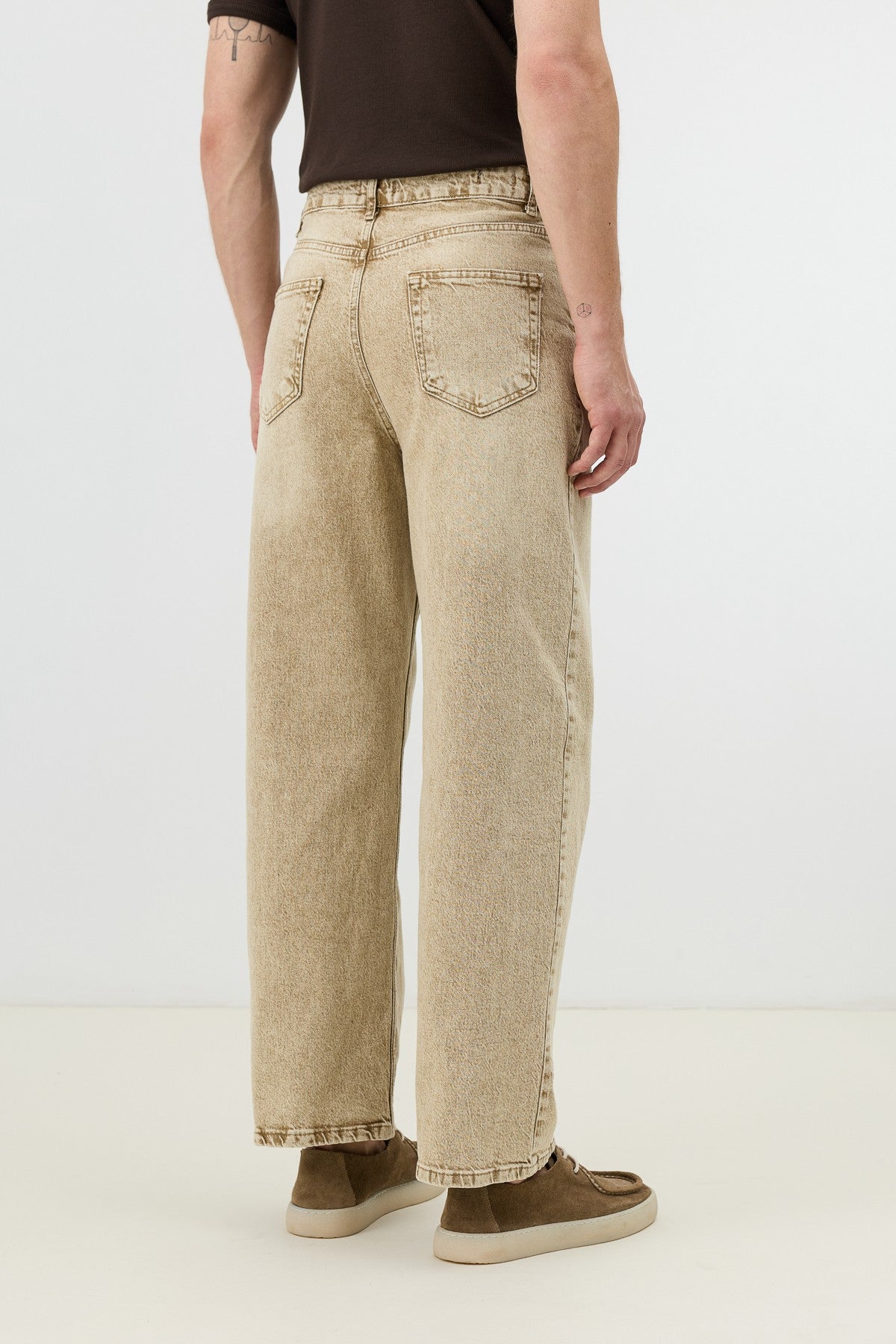 Antioch Koyu Mavi Relax Fit Erkek Jean