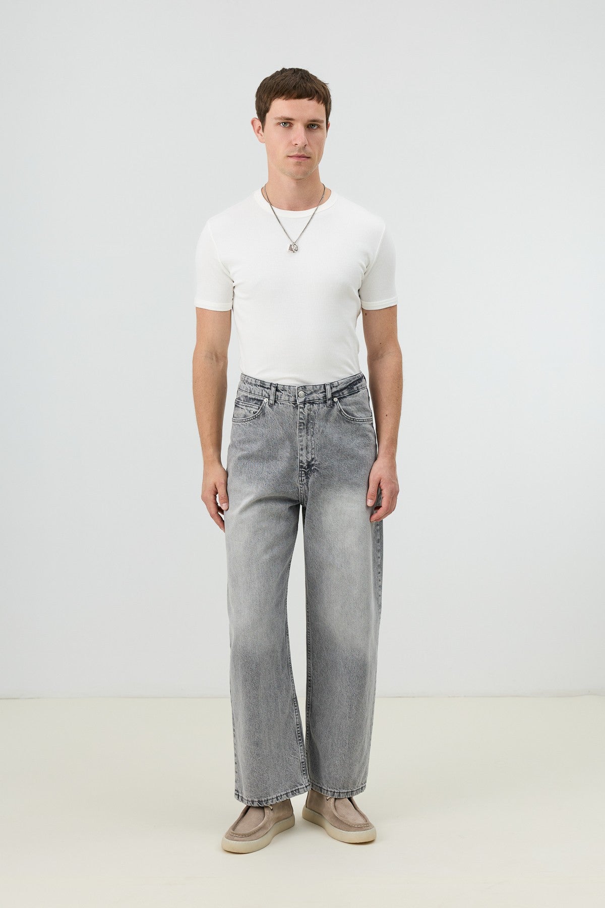 Antioch Koyu Mavi Relax Fit Erkek Jean