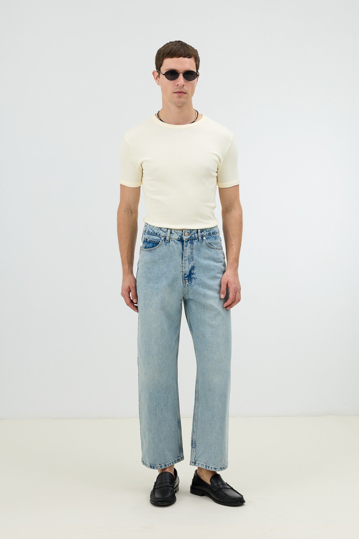 Antioch Koyu Mavi Relax Fit Erkek Jean