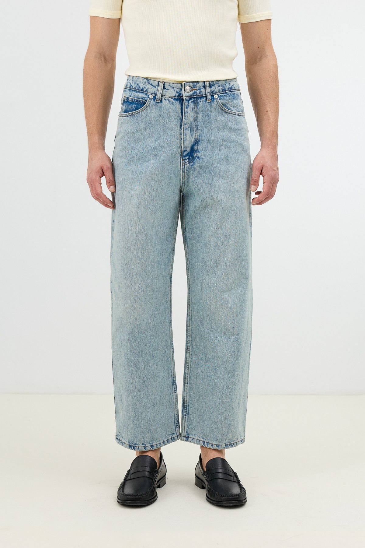 Antioch Koyu Mavi Relax Fit Erkek Jean