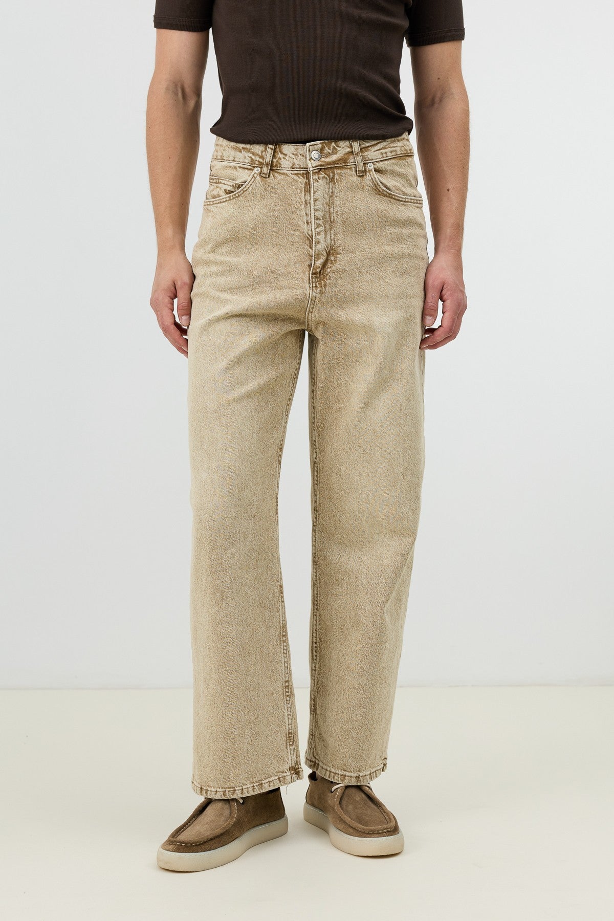 Antioch Koyu Mavi Relax Fit Erkek Jean