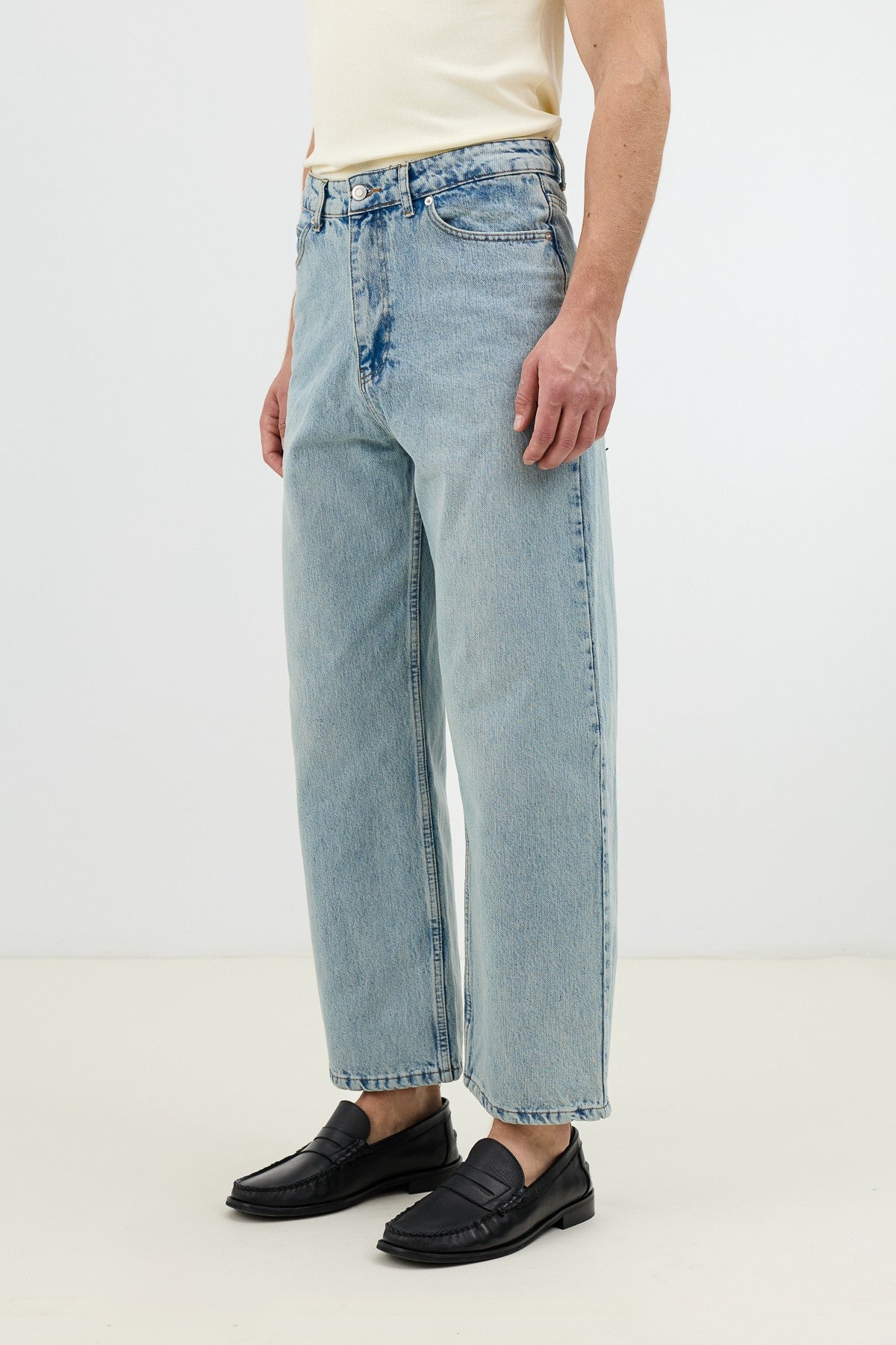 Antioch Koyu Mavi Relax Fit Erkek Jean