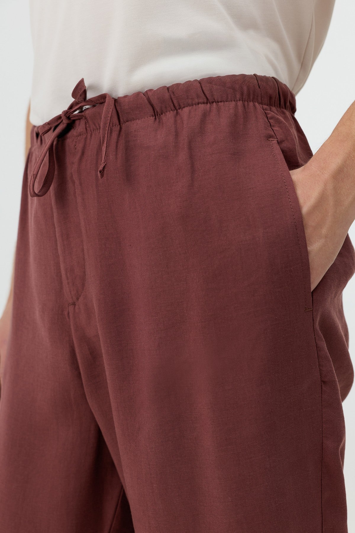 Antioch Siyah Modal Karışımlı Relaxed Erkek Pantolon