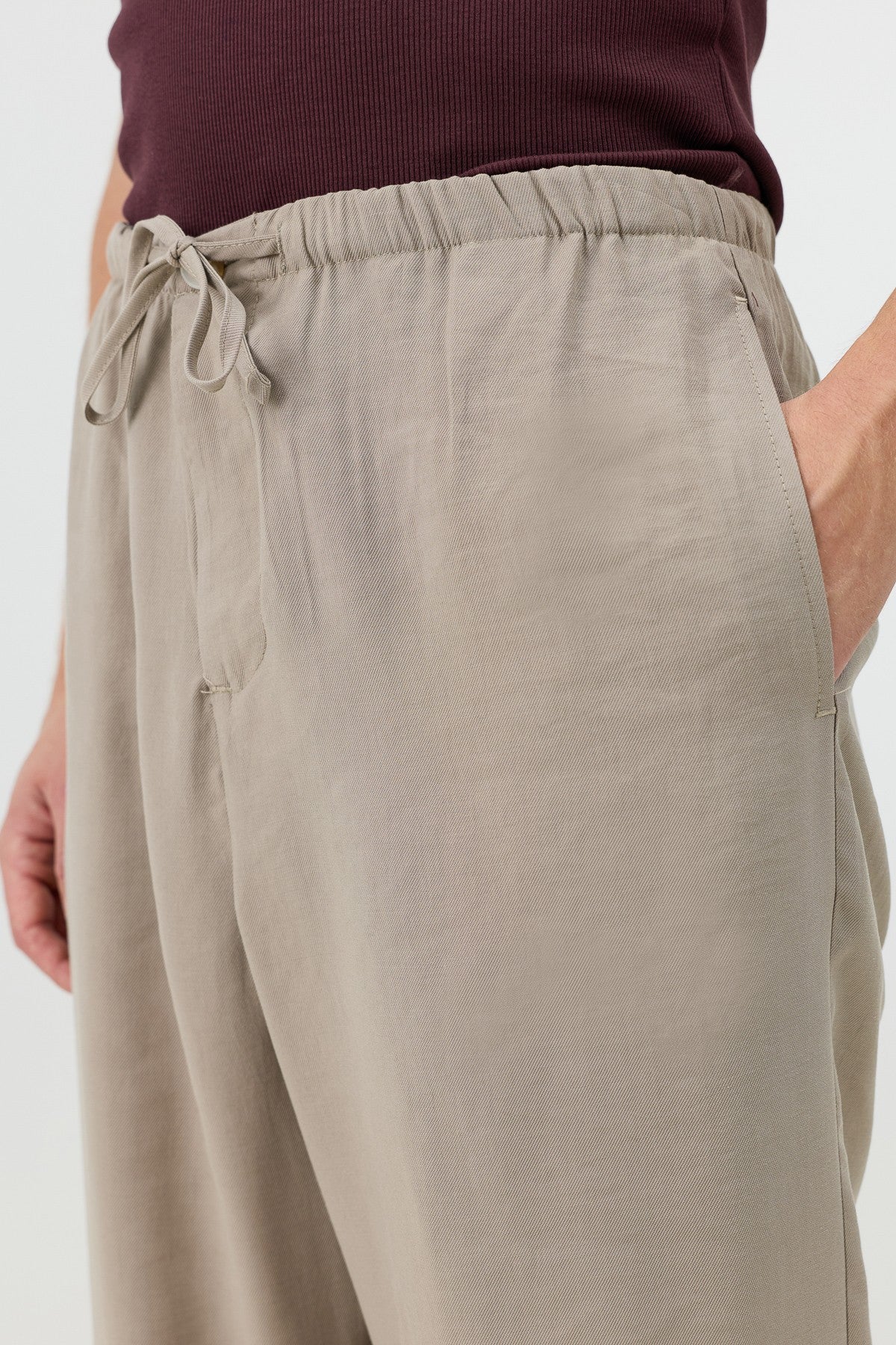 Antioch Siyah Modal Karışımlı Relaxed Erkek Pantolon