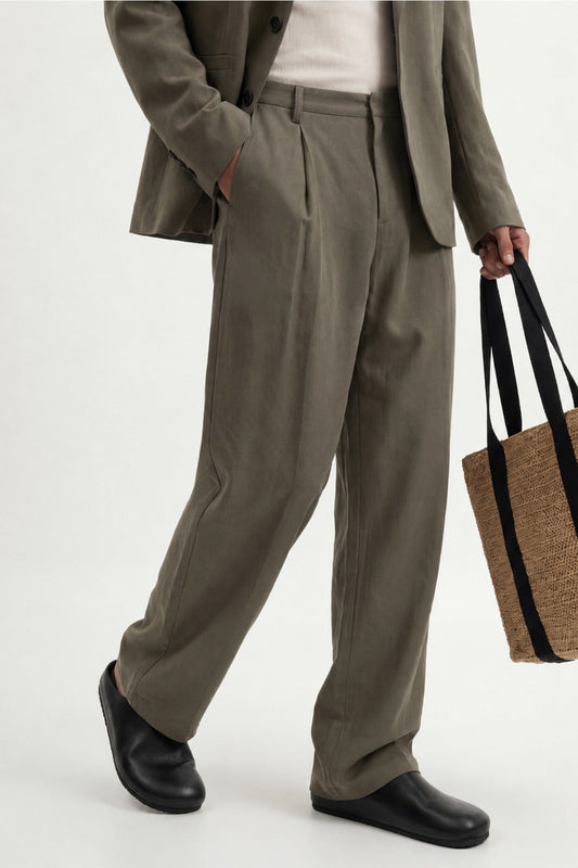Modal Karışımlı Relaxed Pantolon