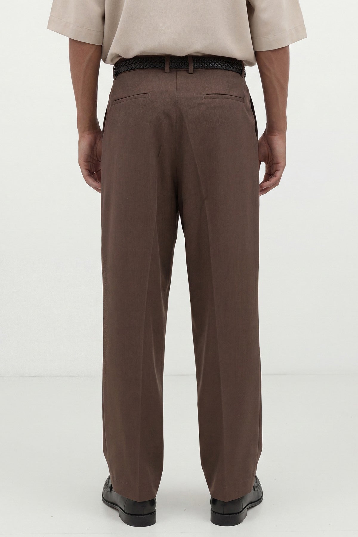 Pileli Relax Fit Erkek Erkek Pantolon