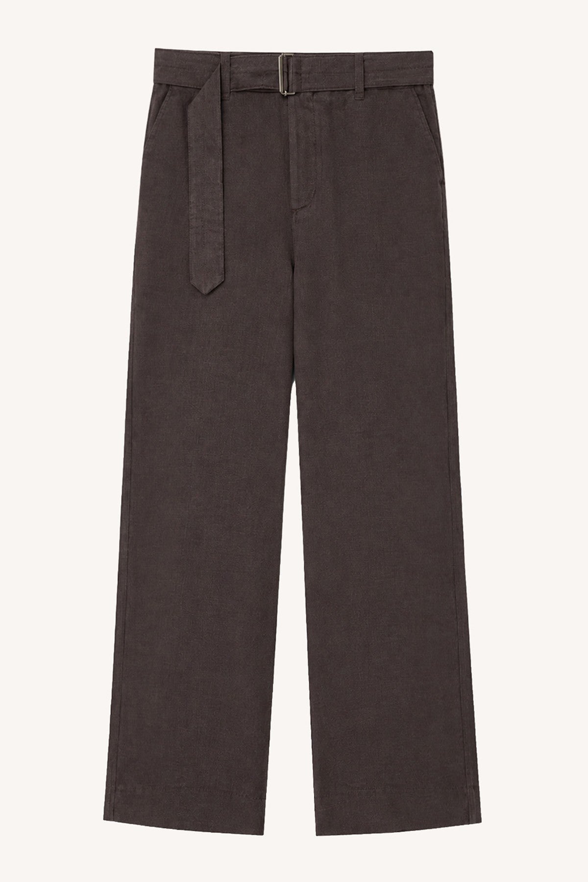 Lyocell Karışımlı Kemerli Pantolon