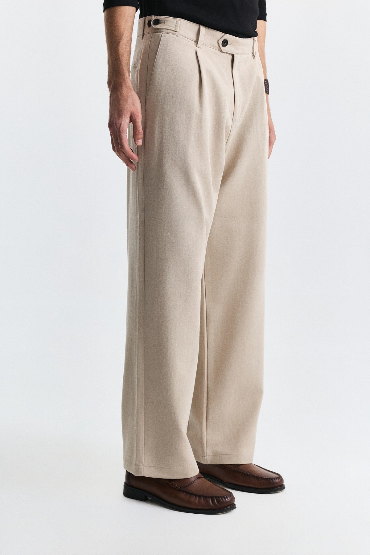 Relax Fit Pileli Pantolon