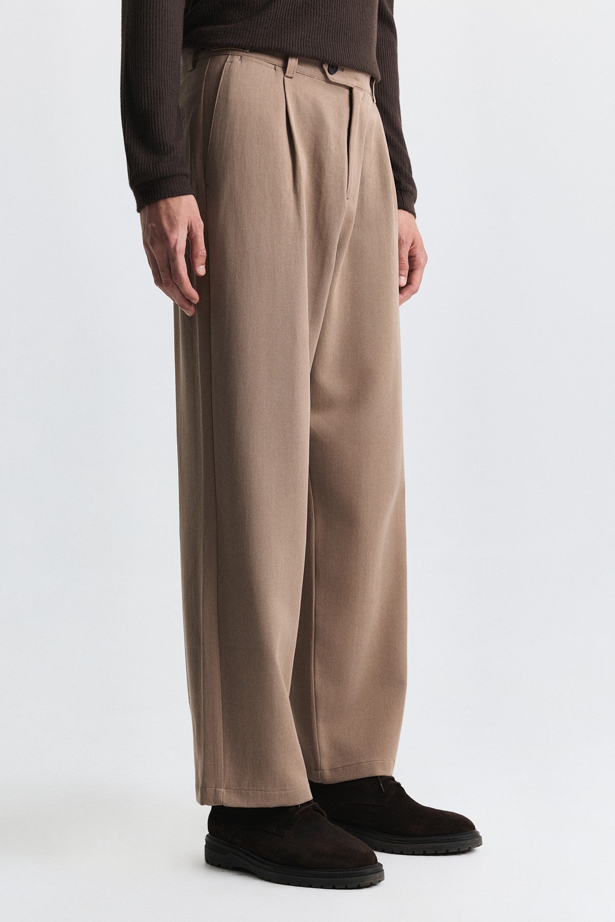 Relax Fit Pileli Pantolon