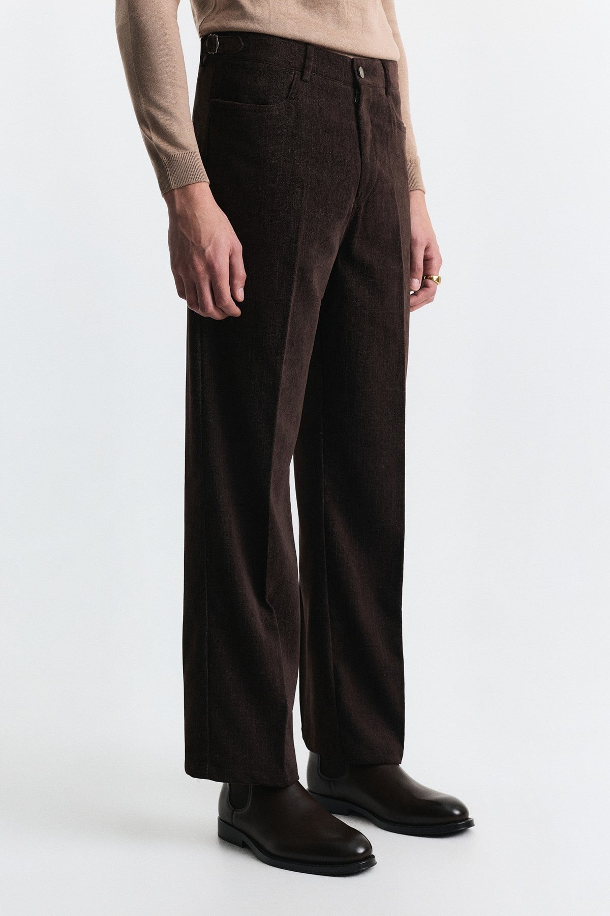 Yüksek Bel Regular Fit Pantolon