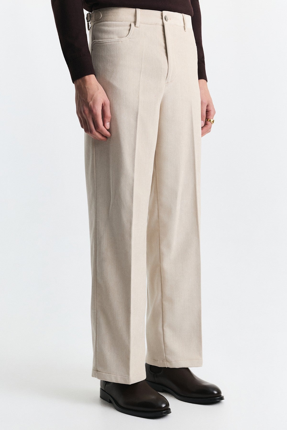 Yüksek Bel Regular Fit Pantolon