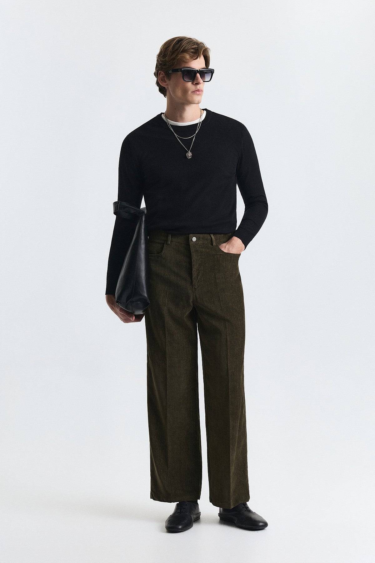 Yüksek Bel Regular Fit Pantolon