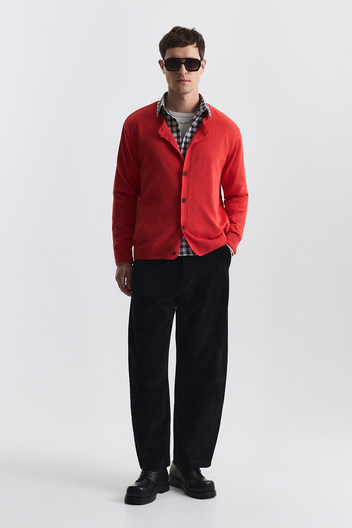 Süet Barrel Fit Pantolon