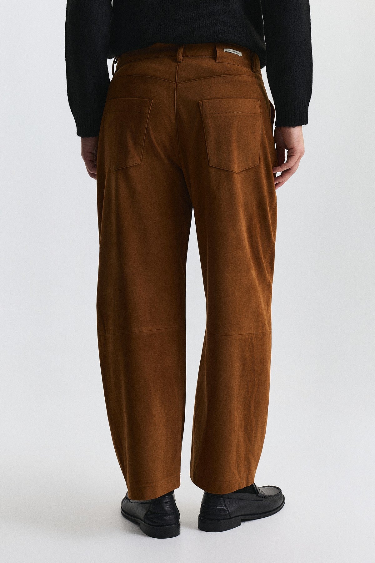 Süet Barrel Fit Pantolon