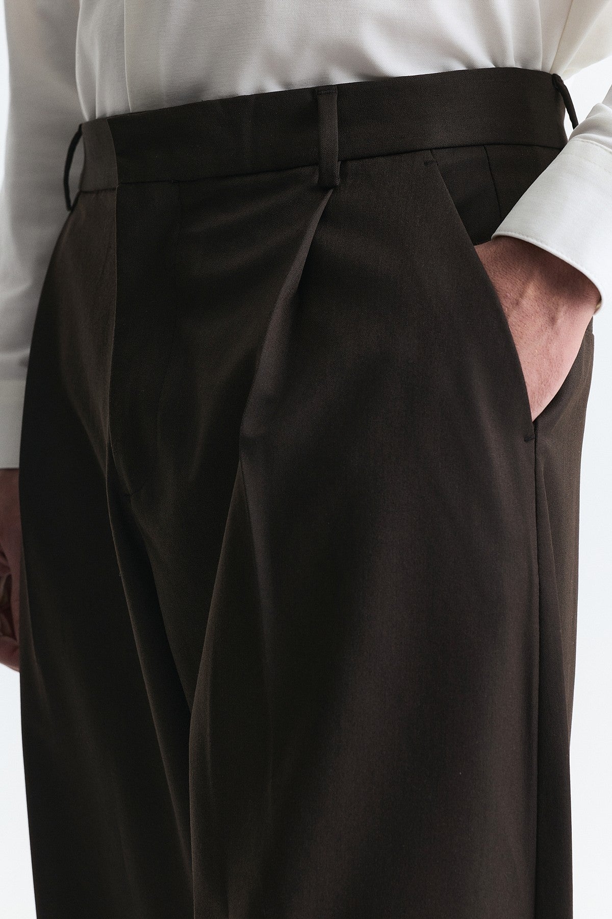 Barrel Fit Yüksek Bel Pantolon