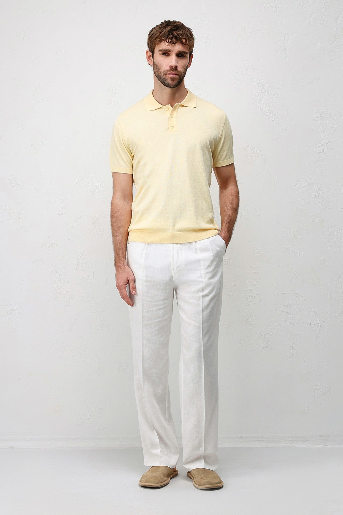 Antioch Comfort Slim Polo Yaka Erkek Triko T-Shirt