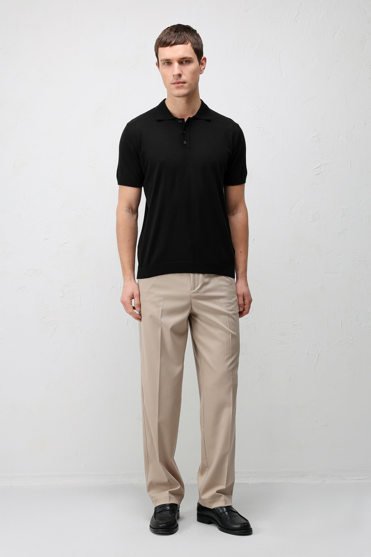 Antioch Comfort Slim Polo Yaka Erkek Triko T-Shirt