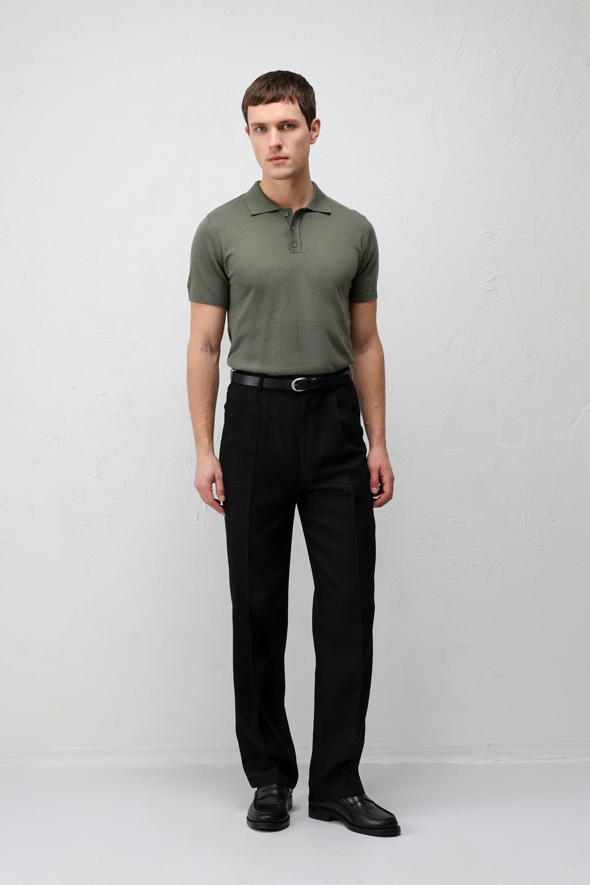 Antioch Comfort Slim Polo Yaka Erkek Triko T-Shirt