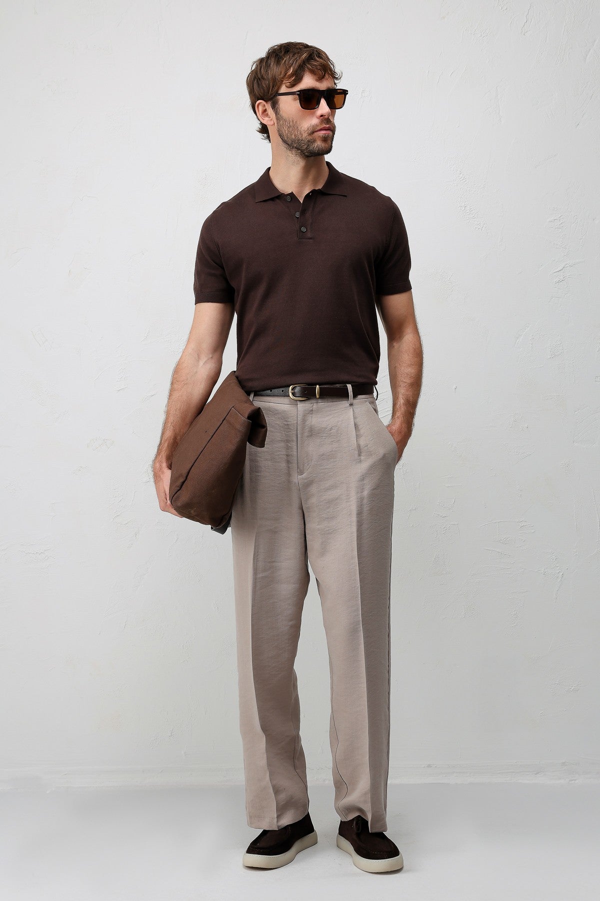 Antioch Comfort Slim Polo Yaka Erkek Triko T-Shirt