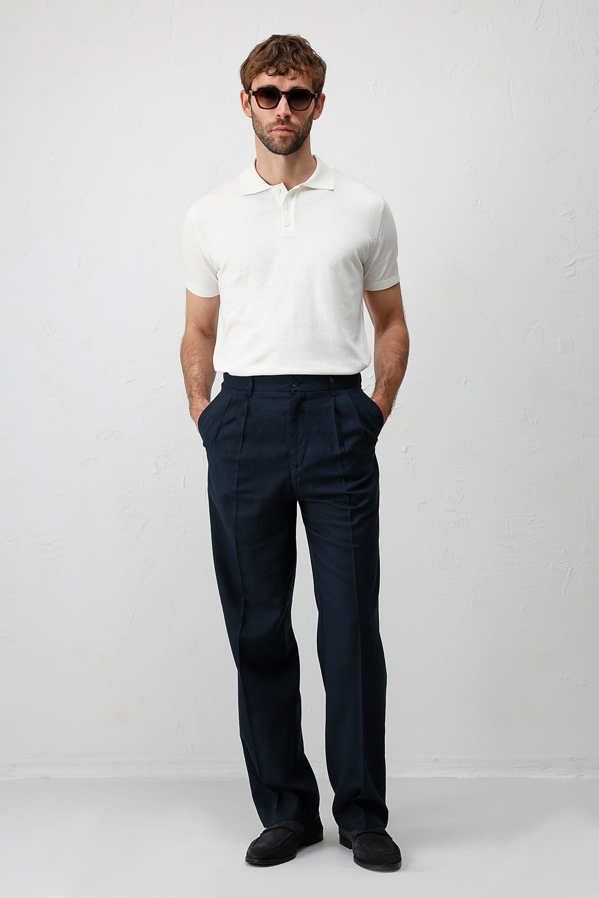 Antioch Comfort Slim Polo Yaka Erkek Triko T-Shirt