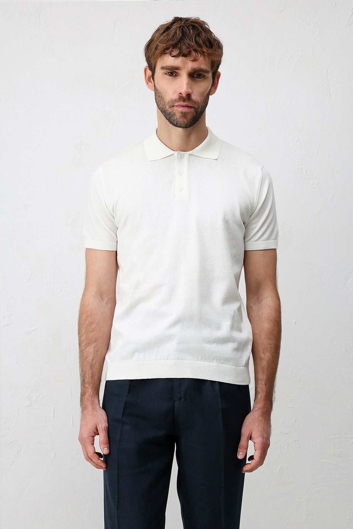 Antioch Comfort Slim Polo Yaka Erkek Triko T-Shirt