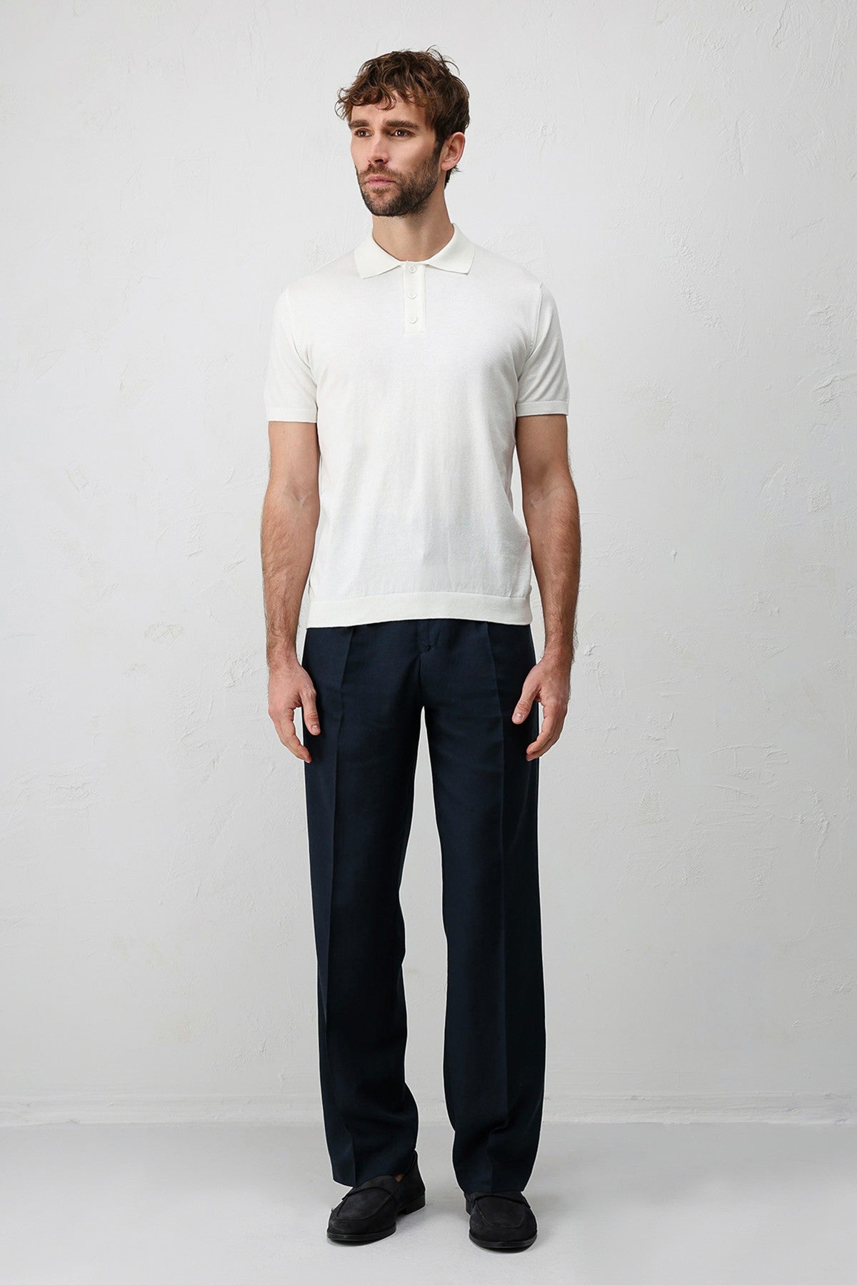Antioch Comfort Slim Polo Yaka Erkek Triko T-Shirt