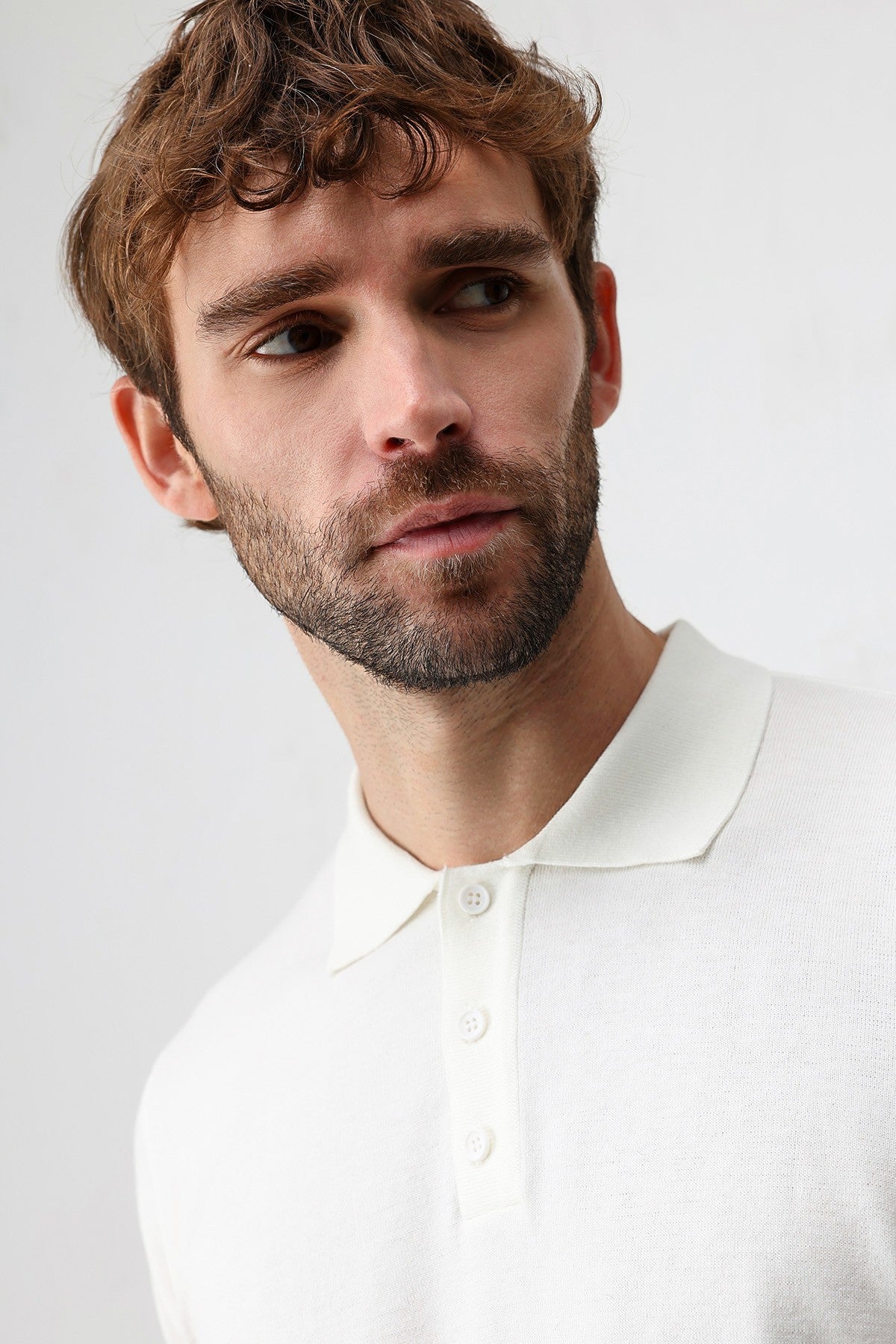 Antioch Comfort Slim Polo Yaka Erkek Triko T-Shirt