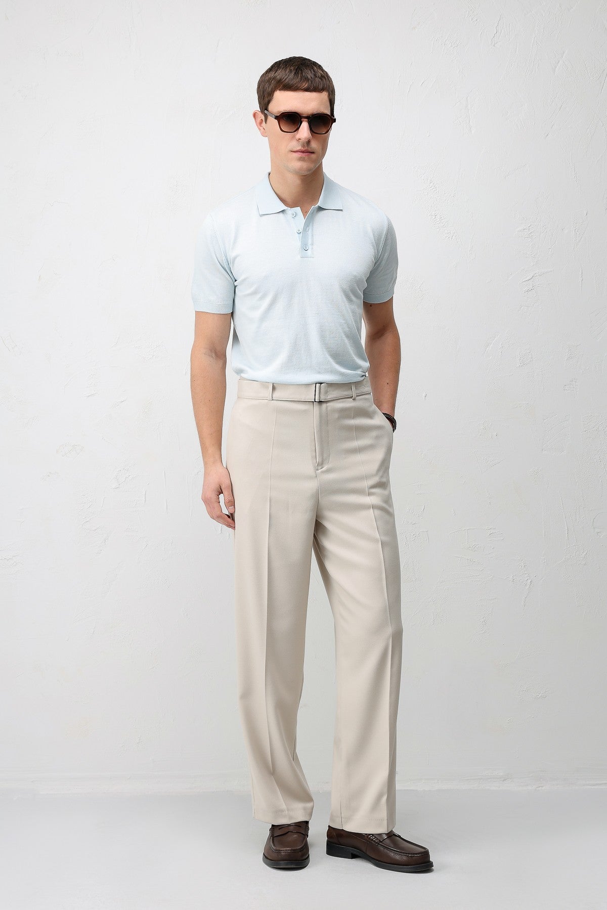 Antioch Comfort Slim Polo Yaka Erkek Triko T-Shirt