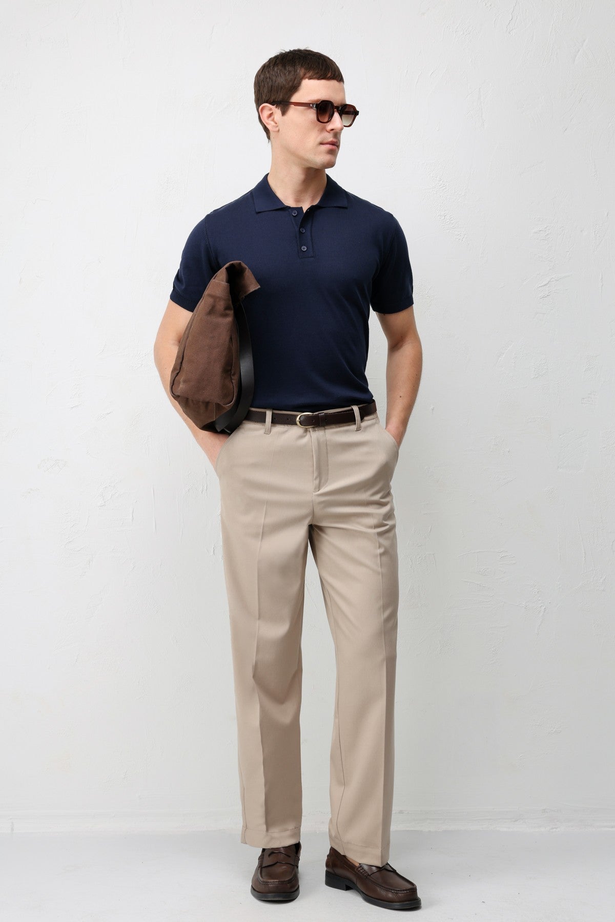 Antioch Comfort Slim Polo Yaka Erkek Triko T-Shirt
