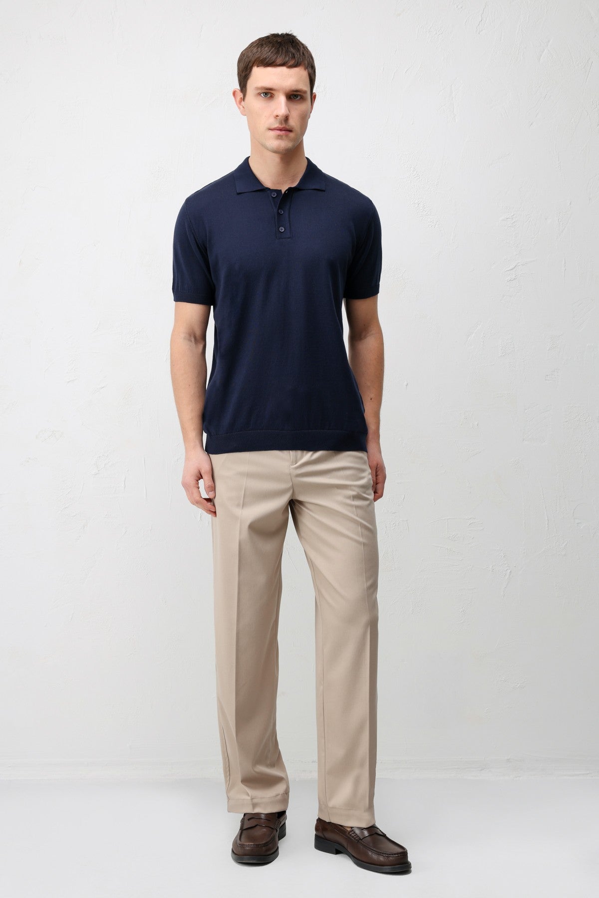 Antioch Comfort Slim Polo Yaka Erkek Triko T-Shirt