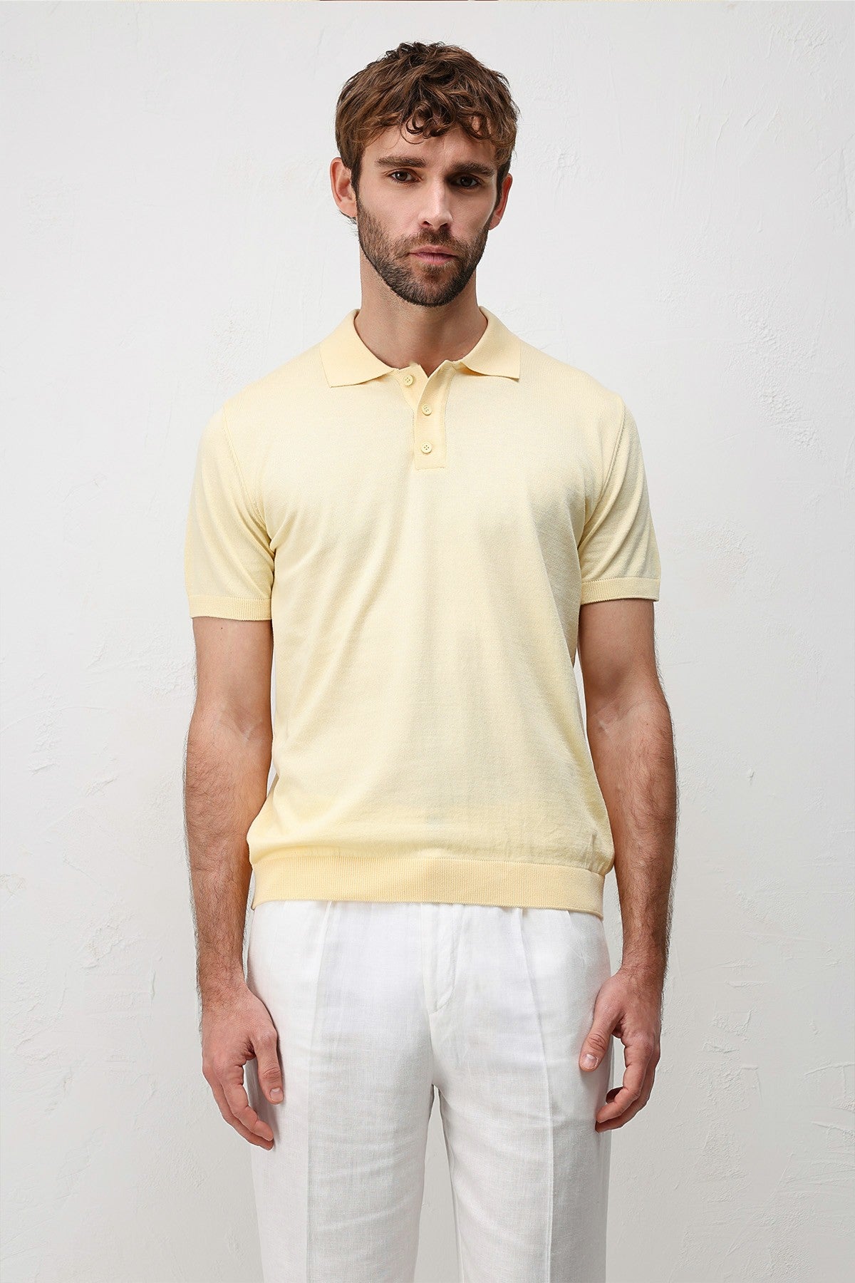 Antioch Comfort Slim Polo Yaka Erkek Triko T-Shirt