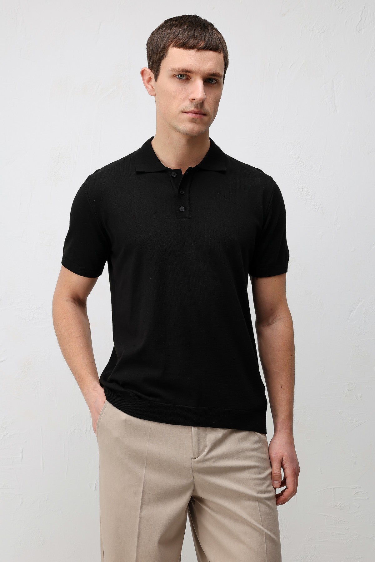 Antioch Comfort Slim Polo Yaka Erkek Triko T-Shirt