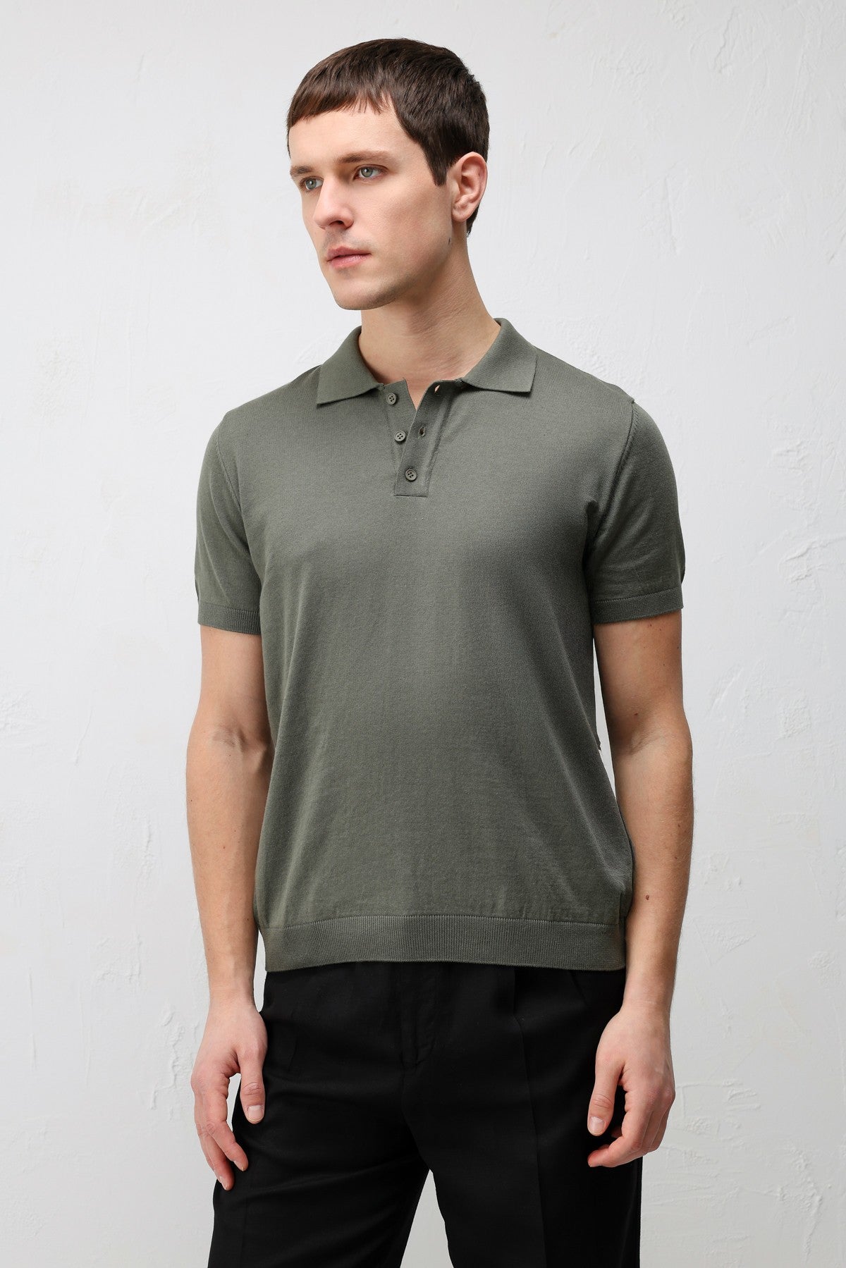 Antioch Comfort Slim Polo Yaka Erkek Triko T-Shirt