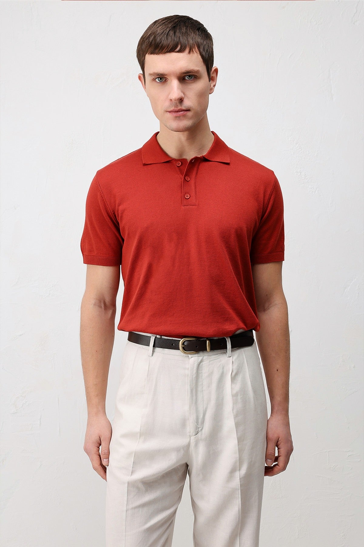 Antioch Comfort Slim Polo Yaka Erkek Triko T-Shirt