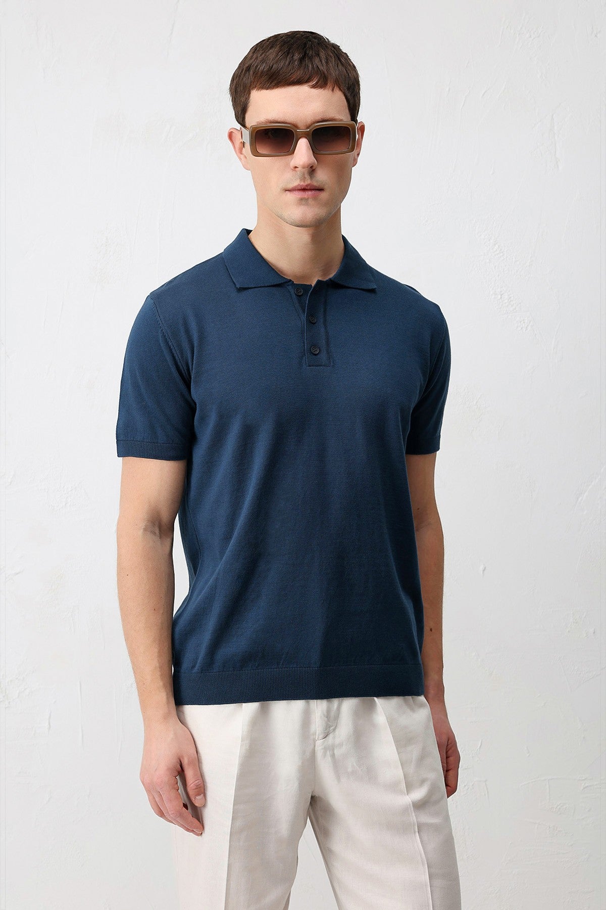 Antioch Comfort Slim Polo Yaka Erkek Triko T-Shirt
