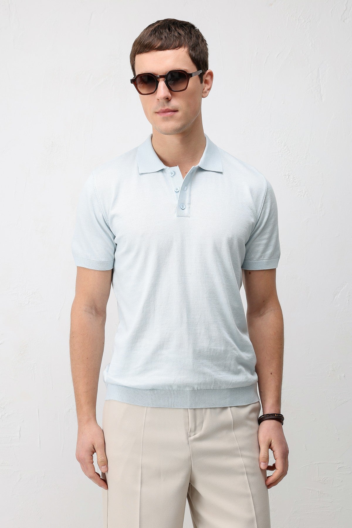 Antioch Comfort Slim Polo Yaka Erkek Triko T-Shirt