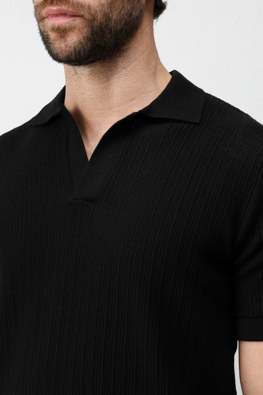 Antioch Premium Dokulu Erkek Triko T-Shirt