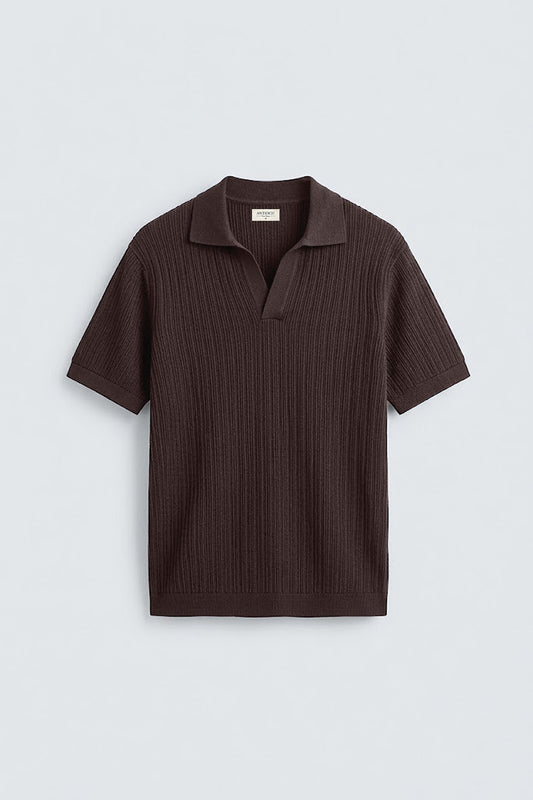 Antioch Premium Dokulu Erkek Triko T-Shirt
