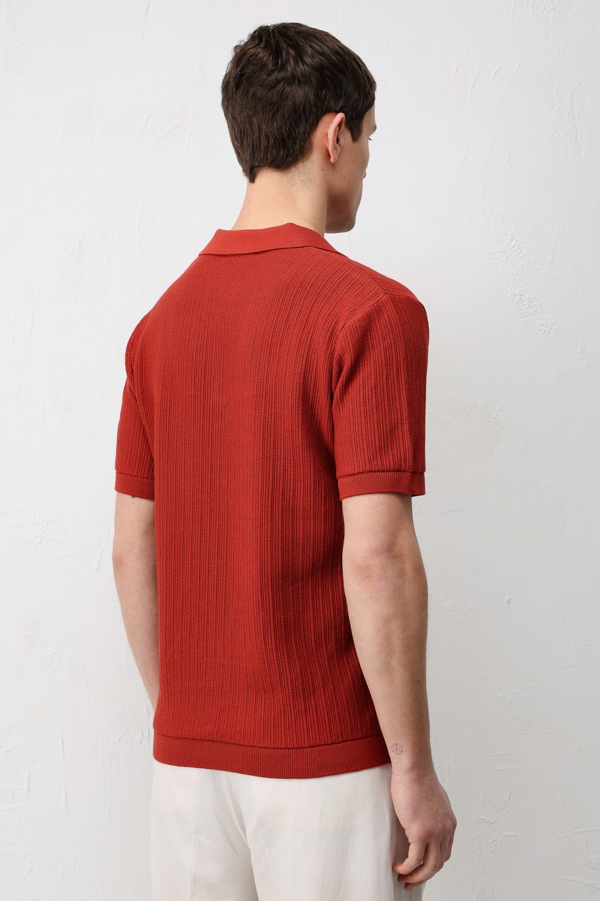 Antioch Premium Dokulu Erkek Triko T-Shirt