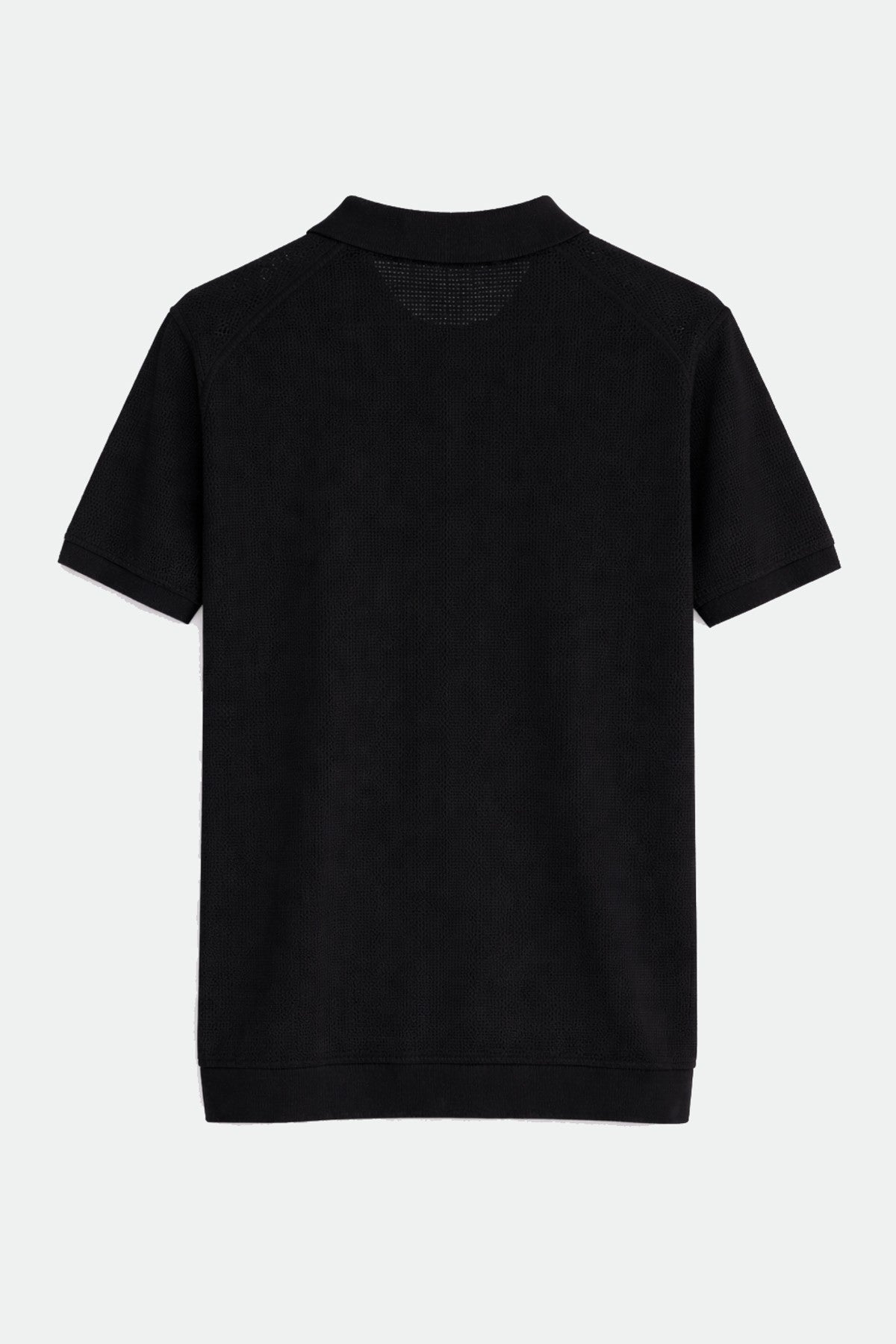 Antioch Sarı Örgü Dokulu Polo Yaka Erkek T-Shirt