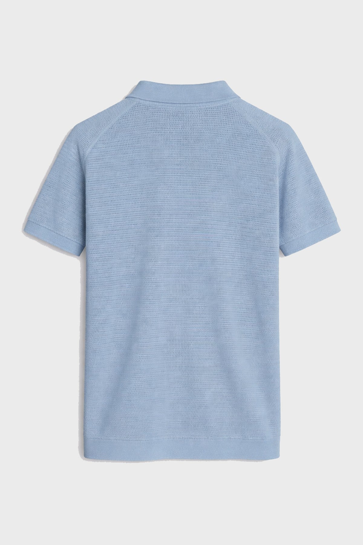 Antioch Sarı Örgü Dokulu Polo Yaka Erkek T-Shirt