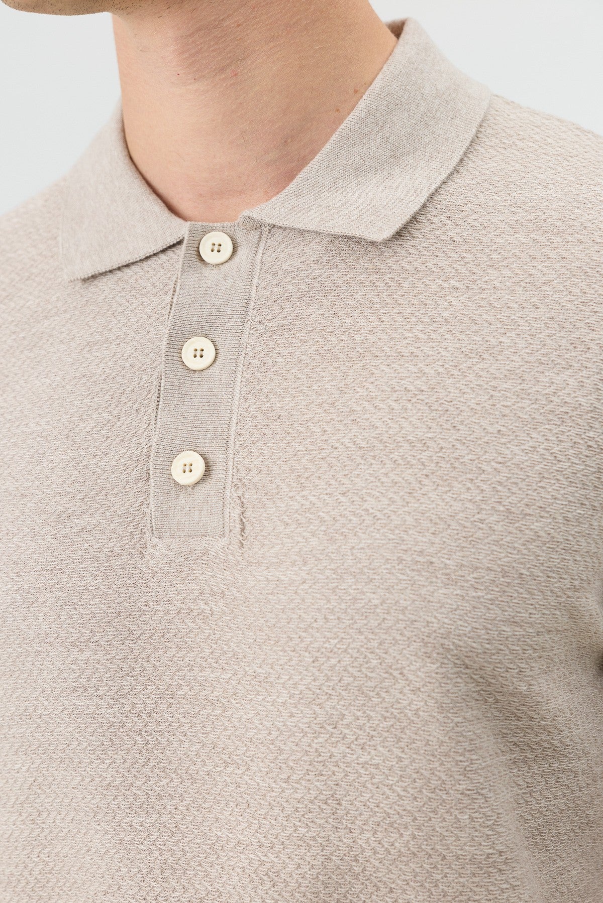 Antioch Siyah Dokulu Polo Yaka Triko Erkek T-Shirt