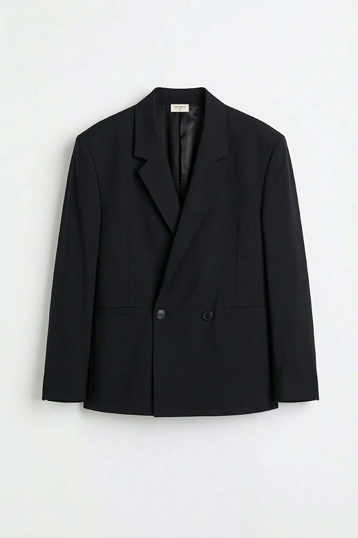 Antioch Siyah Relaxed Fit Erkek Blazer Ceket