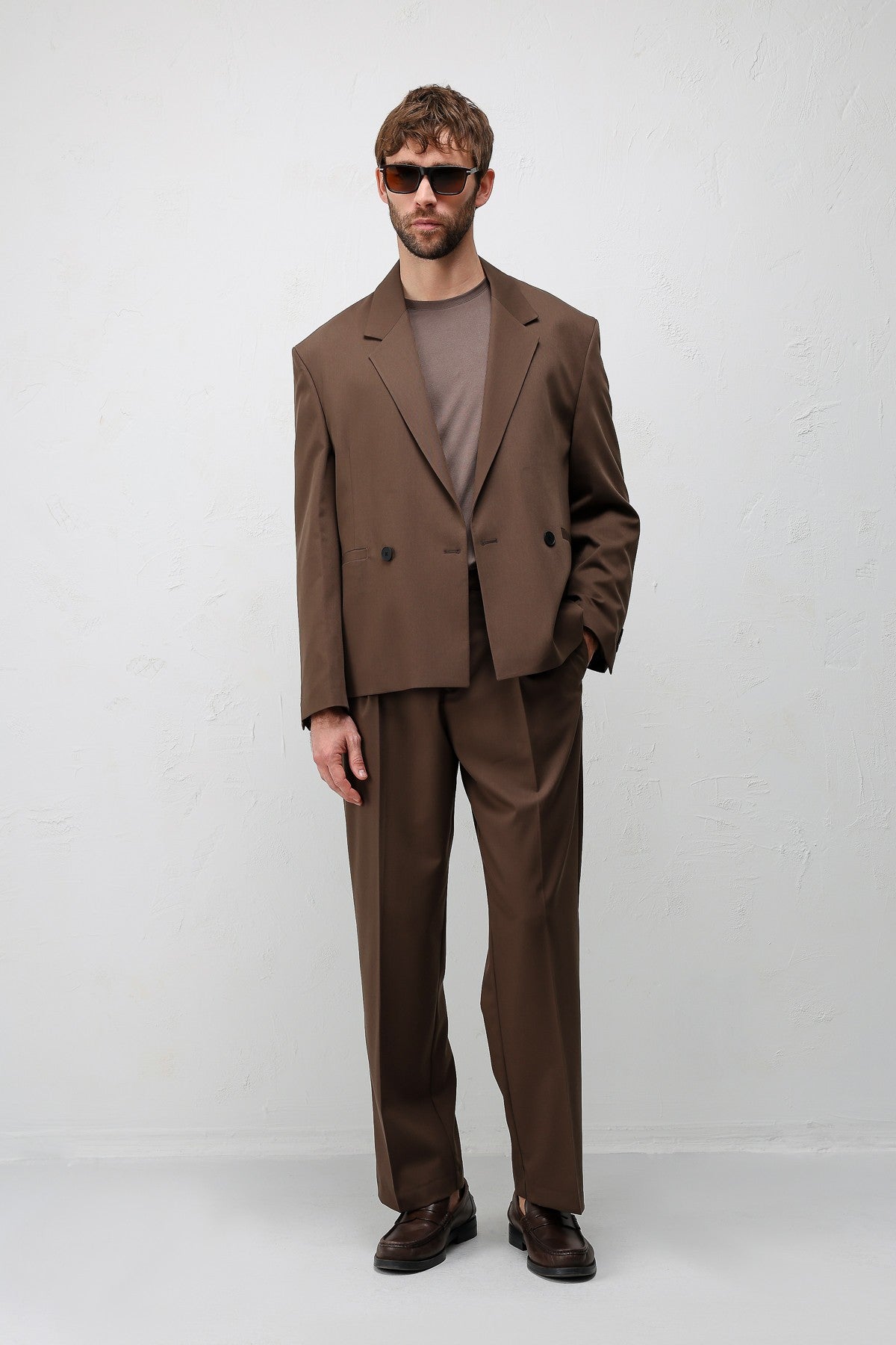 Antioch Siyah Relaxed Fit Erkek Blazer Ceket