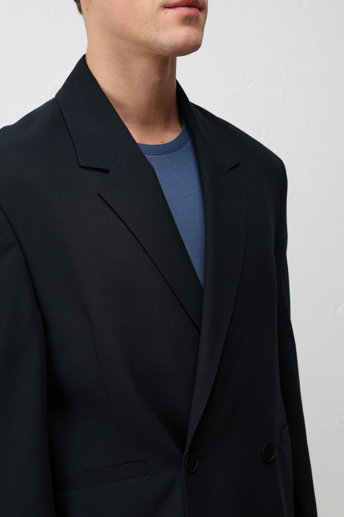 Antioch Siyah Relaxed Fit Erkek Blazer Ceket