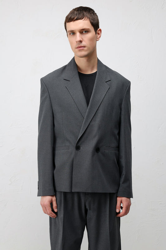 Antioch Siyah Relaxed Fit Erkek Blazer Ceket