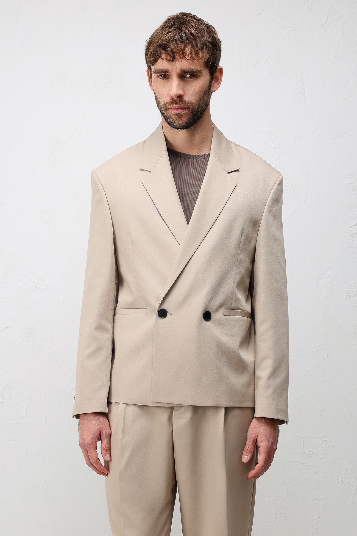 Antioch Siyah Relaxed Fit Erkek Blazer Ceket